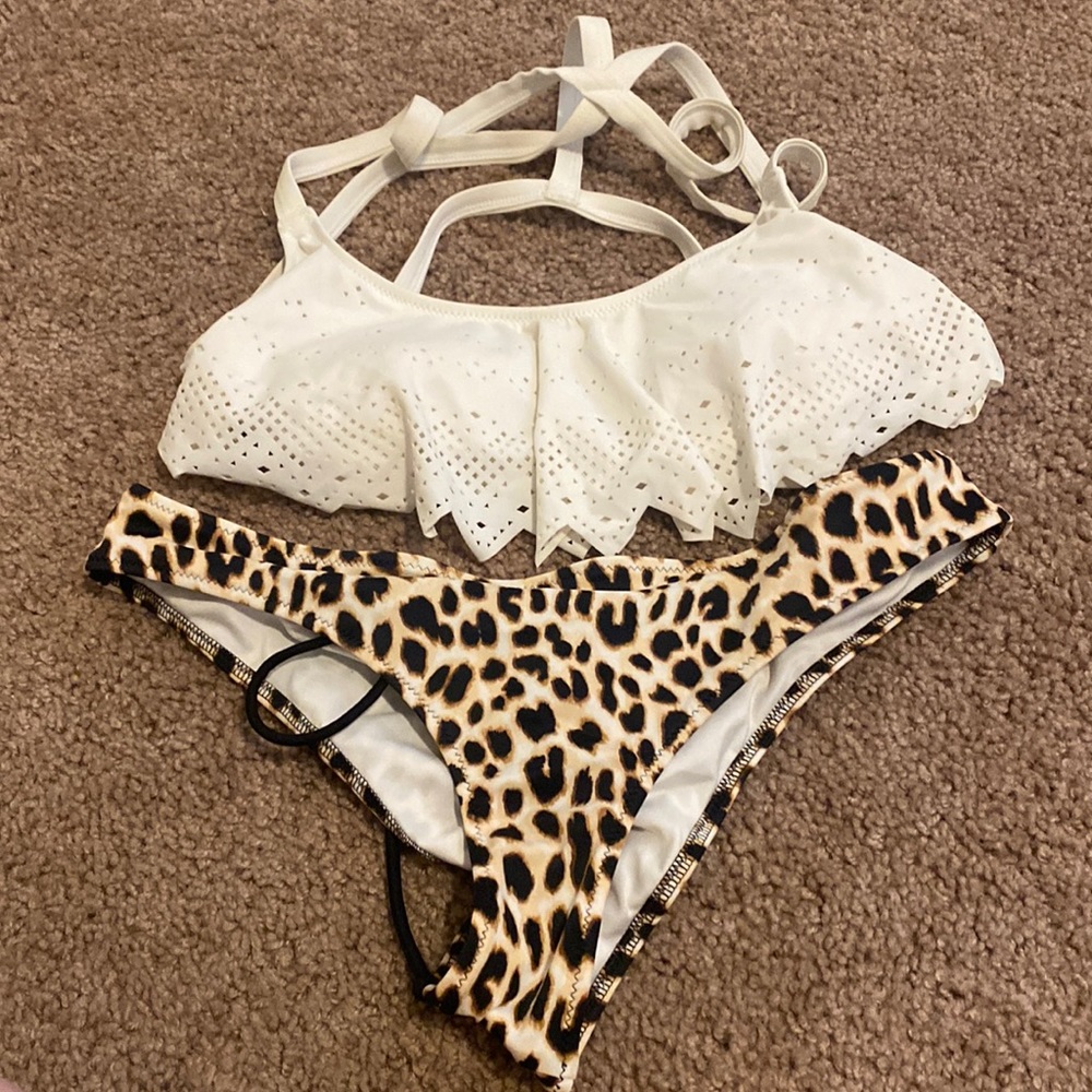 Victoria’s Secret pink swim suit